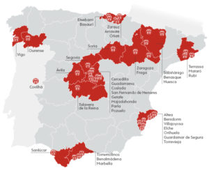 Ciudades en las que Avanza opera los autobuses urbanos: Altea, Arrasate, Ávila, Basauri, Benalmádena, Benasque, Benidorm, Cercedilla, Coslada, Covilhá, Elche, Etxebarri, Fraga, Getafe, Guadarrama, Guardamar de Segura, Huesca, Majadahonda, Marbella, Mataró, Oñati, Orihuela, Ourense, Parla, Pozuelo, Rubí, Sabiñánigo, San Fernando de Henares, Sanlúcar, Segovia, Soria, Talavera de la Reina, Terrassa, Torremolinos, Torrevieja, Vigo, Villajoyosa, Zaragoza y Zarauz