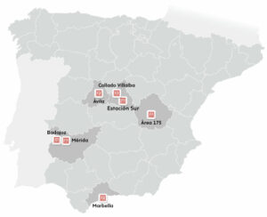 mapa estaciones